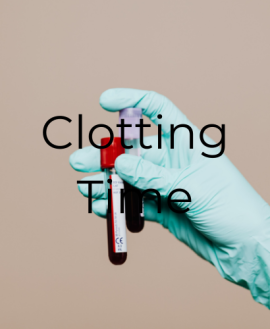 Clotting Time (C.T)